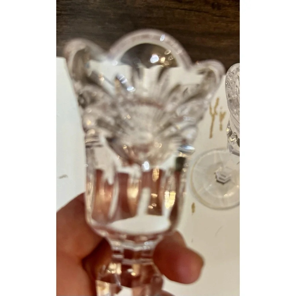 Pair‎ Marquis by Waterford Crystal Candlesticks 8
